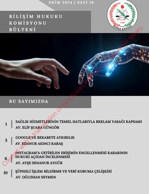 Bursa Barosu Bilişim Komisyonu e-bülten sayı: 16