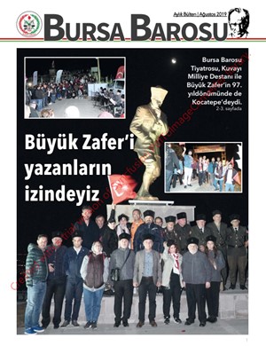 Bursa Barosu Bülteni - Ağustos 2019