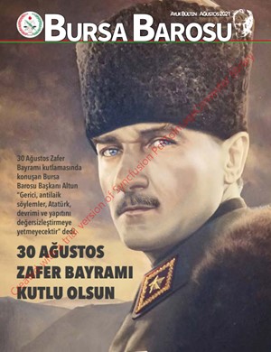 Bursa Barosu Bülteni Ağustos-2021