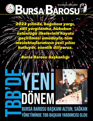 Bursa Barosu Bülteni Aralık-2021