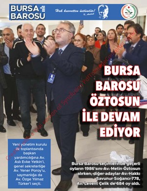 Bursa Barosu Bülteni Ekim-2022