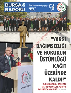 Bursa Barosu Bülteni - Eylül 2024