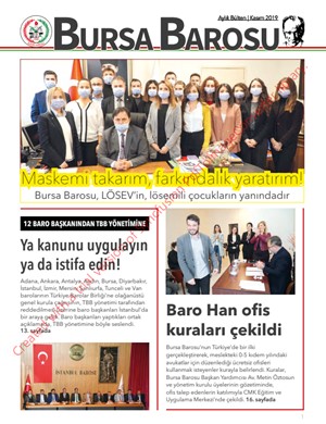 Bursa Barosu Bülteni Kasım-2019