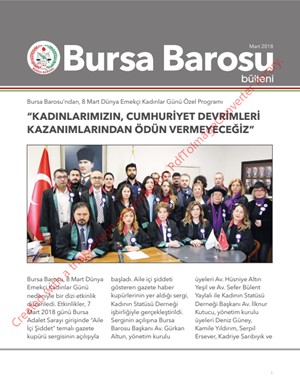 Bursa Barosu Bülteni - Mart 2018