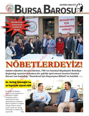 Bursa Barosu Bülteni - Mayıs 2019