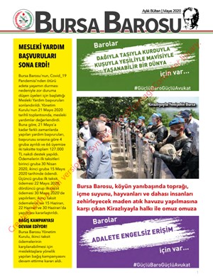 Bursa Barosu Bülteni Mayıs-2020