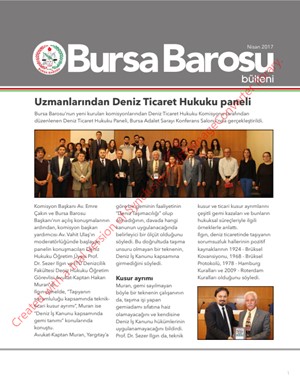 Bursa Barosu Bülteni - Nisan 2017