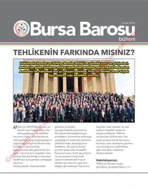 Bursa Barosu Bülteni - Şubat 2018