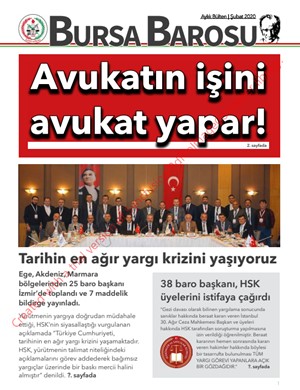 Bursa Barosu Bülteni Şubat-2020