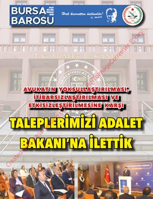 Bursa Barosu Bülteni Temmuz-2023