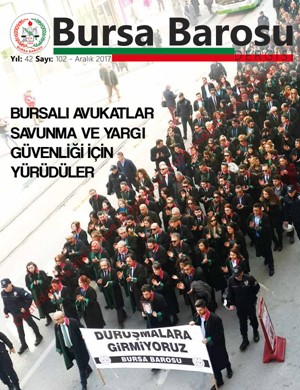 Bursa Barosu Dergisi - Sayı 102