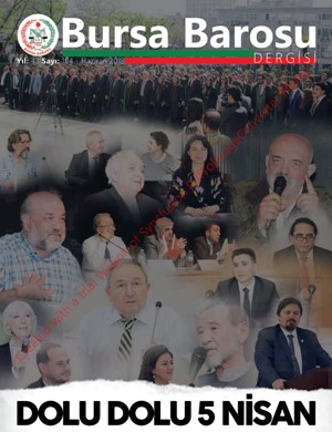 Bursa Barosu Dergisi - Sayı 104