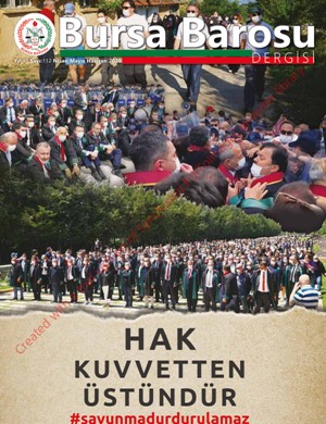 Bursa Barosu Dergisi - Sayı 112