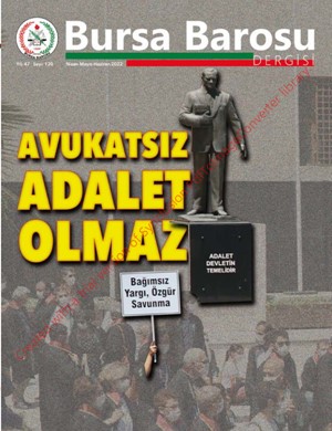 Bursa Barosu Dergisi - Sayı 120