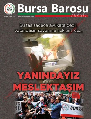 Bursa Barosu Dergisi - Sayı 124