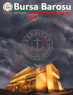 Bursa Barosu Dergisi - Sayı 126