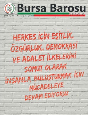 Bursa Barosu Dergisi Sayı 133