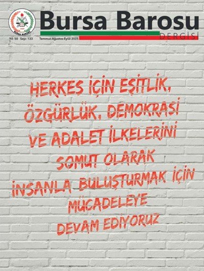 Bursa Barosu Dergisi Sayı 133