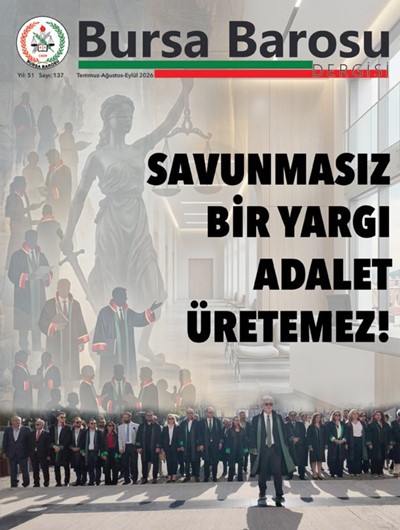 Bursa Barosu Dergisi Sayı 137