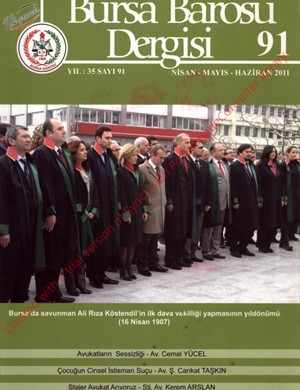 Bursa Barosu Dergisi - Sayı 91
