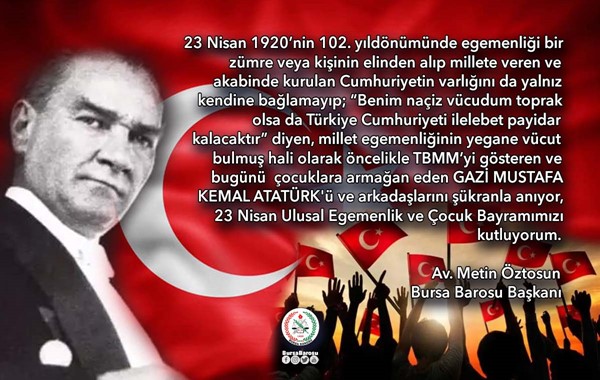 23 Nisan Ulusal Egemenlik ve Çocuk Bayramı