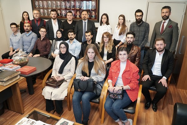Altun, staja başlayacak avukat adaylarıyla görüştü