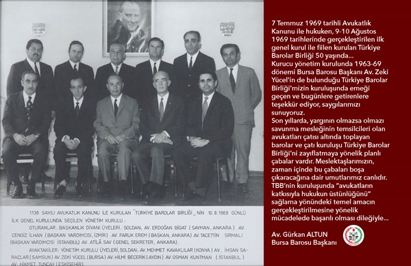 Türkiye Barolar Birliği 50 yaşında