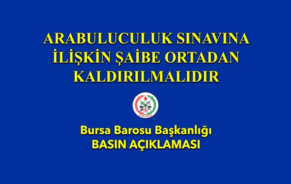 Arabuluculuk sınavına ilişkin şaibe ortadan kaldırılmalıdır