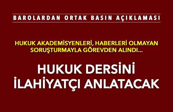 Hukuk derslerini ilahiyatçı anlatacak!