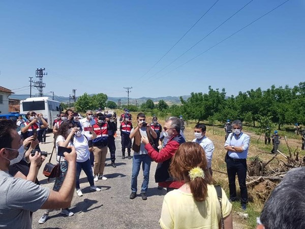 Yenişehir Kirazlıyayla'da hukuksuzluk da direniş de sürüyor