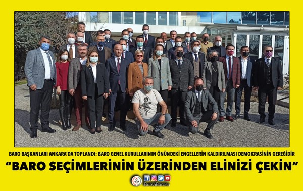 "Baro seçimlerinin üzerinden elinizi çekin!"