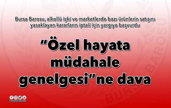​“Özel hayata müdahale genelgesi”ne dava