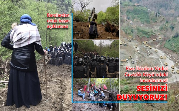 Rize İkizdere Vadisi Cevizlik Köyü'ndeki insanlarımız! SESİNİZİ DUYUYORUZ!