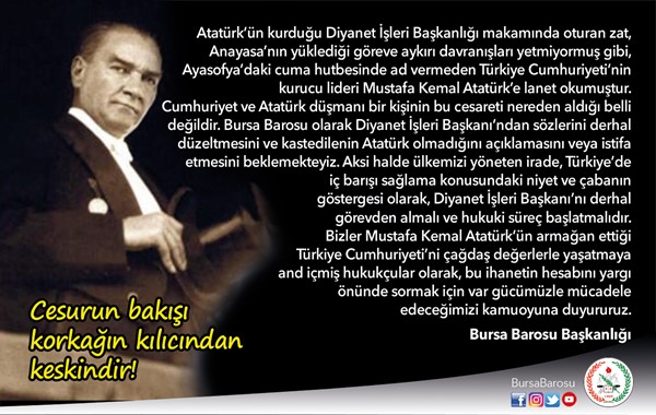 Cesurun bakışı,  korkağın kılıcından keskindir!