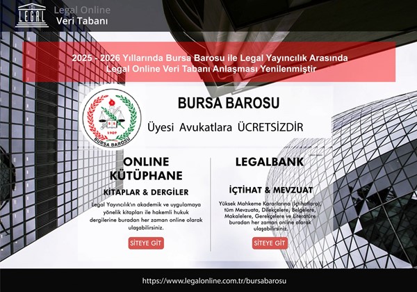 Bursa Barosu üyelerine ücretsiz