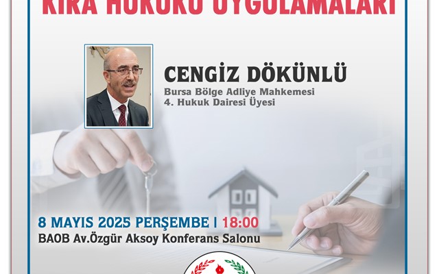 KONFERANS "KİRA HUKUKU UYGULAMALARI"