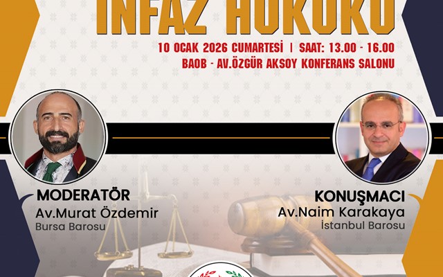 KONFERANS - "İnfaz Hukuku"