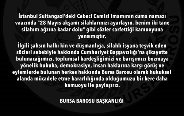 Sultangazi Cebeci Camisi İmamı 