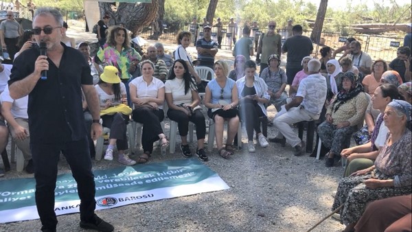 Orman kıyımı direnişine destek için Muğla Akbelen Ormanı'ndaydık