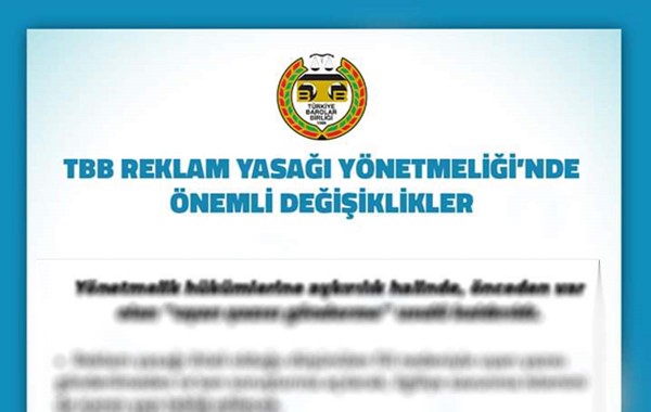 TBB REKLAM YASAĞI YÖNETMELİĞİ'NDE ÖNEMLİ DEĞİŞİKLİKLER