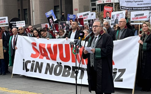 Öztosun, Ankara Savunma Nöbeti'nde konuştu: Adaletsizliğe boyun eğmiyoruz!