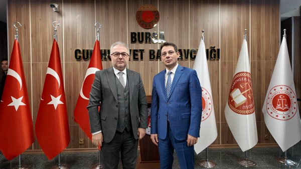 Öztosun'dan Başsavcı Çelenk'e ziyaret