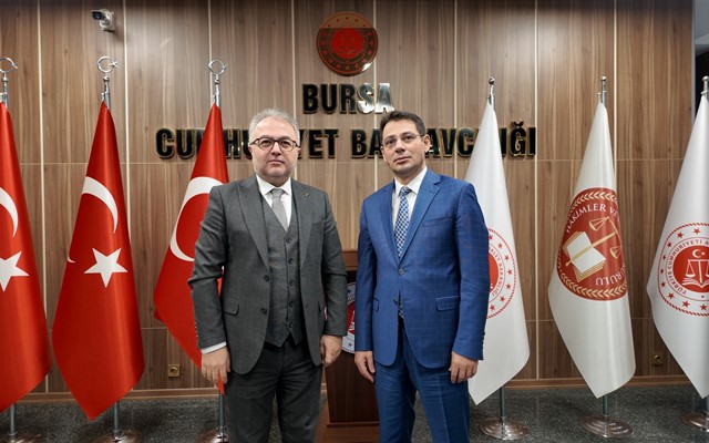 Öztosun'dan Başsavcı Çelenk'e ziyaret