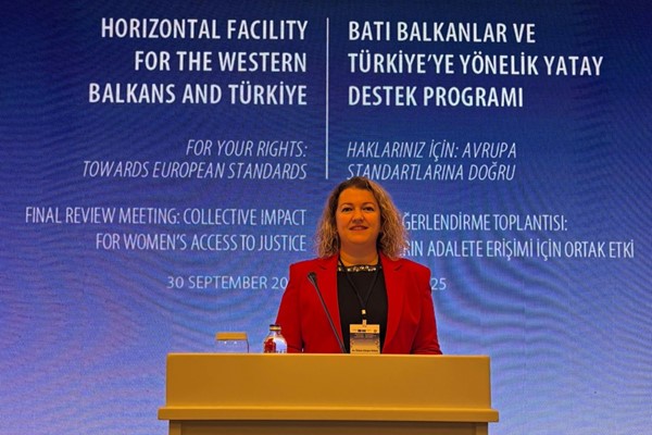 "Türkiye'de Kadınların Adalete Erişiminin Desteklenmesi” projesinin nihai değerlendirme toplantısı
