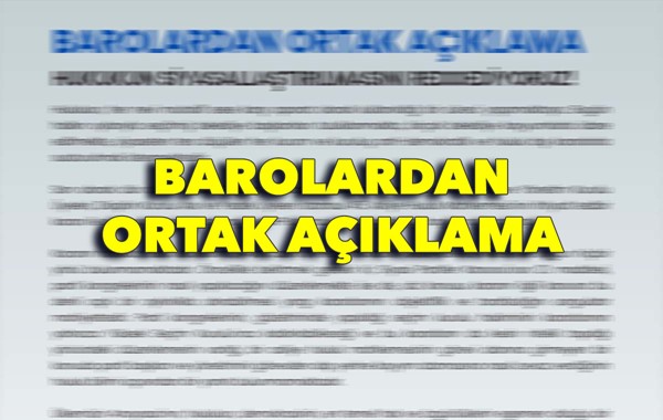 Hukukun Siyasallaştırılmasını Reddediyoruz