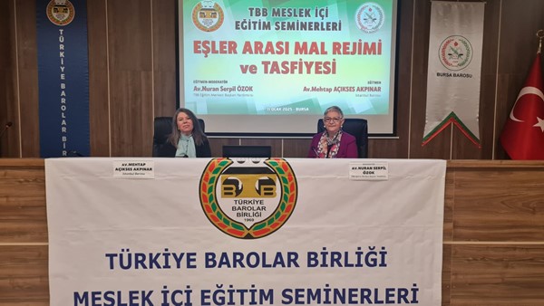 Eşler Arası Mal Rejimi Tasfiyesi eğitim semineri