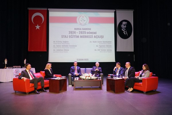 Staj Okulu TBB Başkanı ve baro başkanlarının katılımıyla açıldı