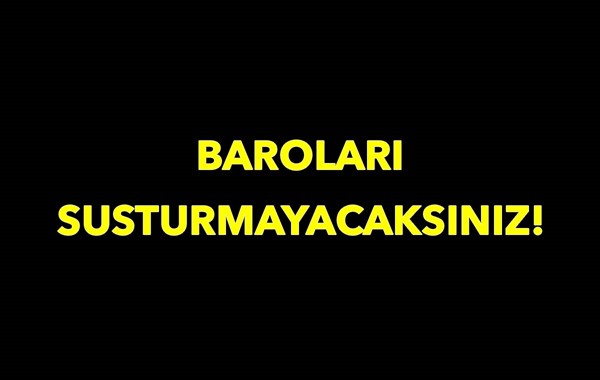 BAROLARI SUSTURAMAYACAKSINIZ!