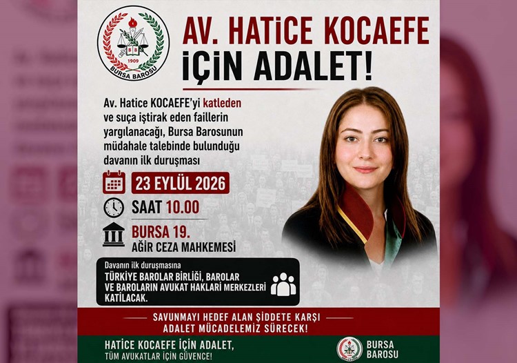 Avukat Hatice Kocaefe'nin katil zanlısı ve iştirakçileri 23 Eylül'de yargıç karşısında