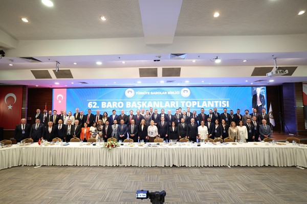 62. baro başkanları toplantısı TBB'de yapıldı